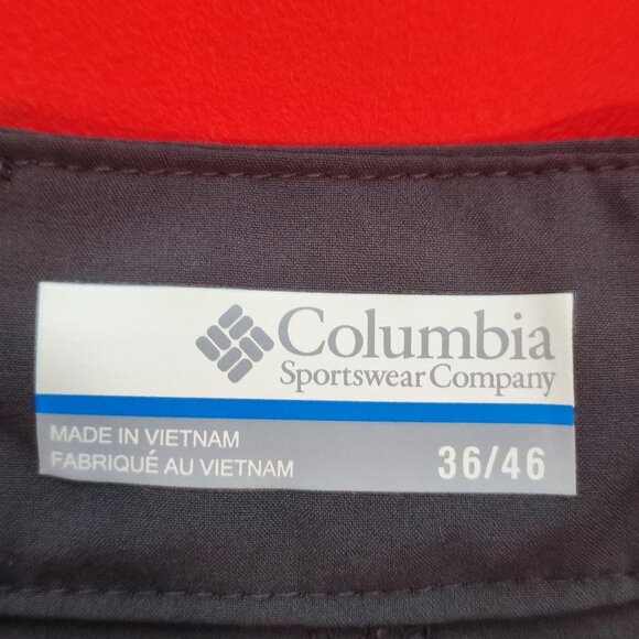 Columbia Omni-wick short relaxed fit grey men's size 36 - Picture 4 of 9